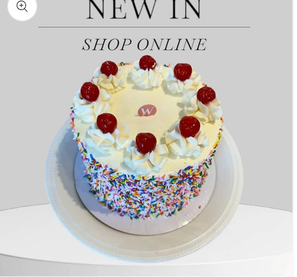 6 inch funfetti vanilla cake